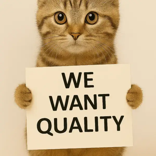 We want quality photo